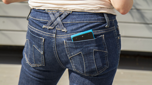 Giant Smartphones in Skinny Jeans: A Photoshoot